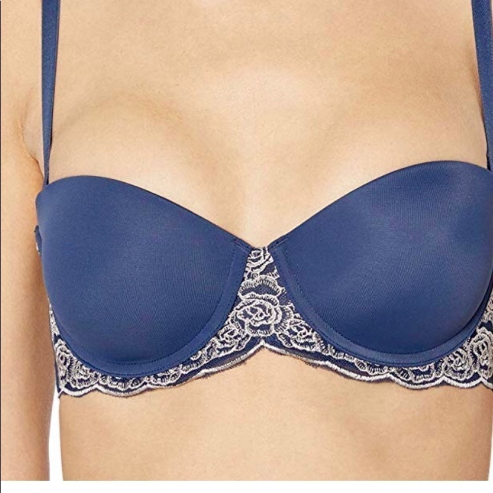 NWT Maidenform Sexy, Feminine Push Up Bra- Extreme Lift- Blue, 36C